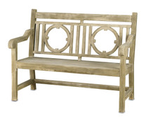 Leagrave Bench, Small By Currey & Company