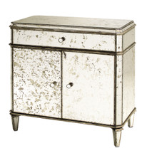 Antiqued Mirror Sideboard By Currey & Company