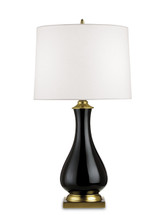 Lynton Table Lamp By Currey & Company, Black