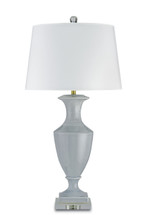 Timeless Table Lamp By Currey & Company, Blue