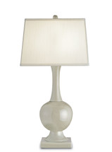 Downton Table Lamp By Currey & Company, Pale Celadon