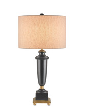 Morgan Table Lamp By Currey & Company, Antique Black