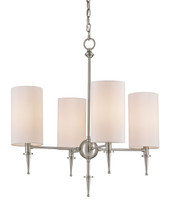 Stanhope Chandelier By Currey & Company, Brushed Nickel