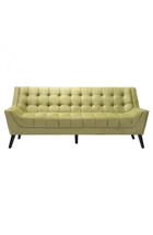 Nuntucket Sofa in Green Velvet  By Zuo Modern