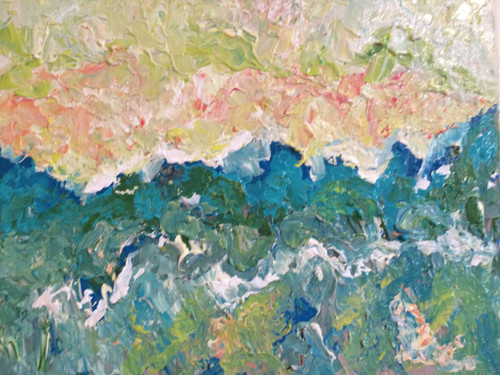 Beautiful Pastel Original Acrylic Painting