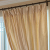 100% silk drapes (shown in natural and seafoam) exclusively for LAUREL AT SUNSET. Priced per panel. Dry clean only.
