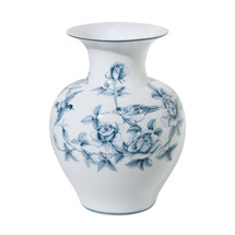 Blue Bower Vase by Theodore Alexander