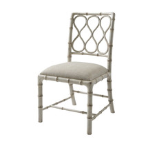 Cream Claydon Side Chair by Theodore Alexander