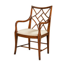 A Delicate Trellis Armchair by Theodore Alexander