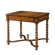 A Spiral Turned Games Table by Theodore Alexander