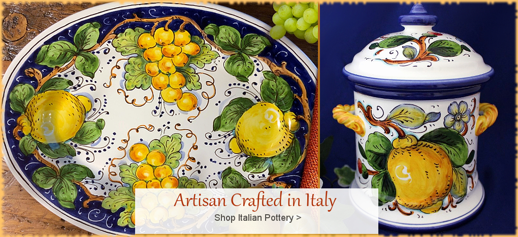 Deruta Italian Ceramics,  Tuscany Italian Pottery VALENTINES DAY SALE | BellaSoleil.com Tuscan Decor Since 1996
