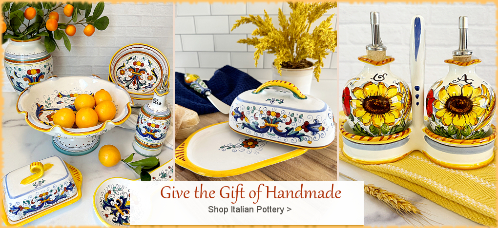 Italian Pottery Italian Ceramics  | Largest Selection, FREE Shipping, No Sales Tax | BellaSoleil.com Tuscan Decor Since 1996