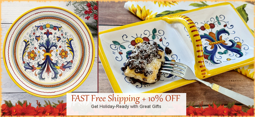 Italian Pottery, Modern Mediterranean Home Decor, SALE | Largest Selection | FREE Shipping, No Sales Tax | BellaSoleil.com Tuscan Decor Since 1996