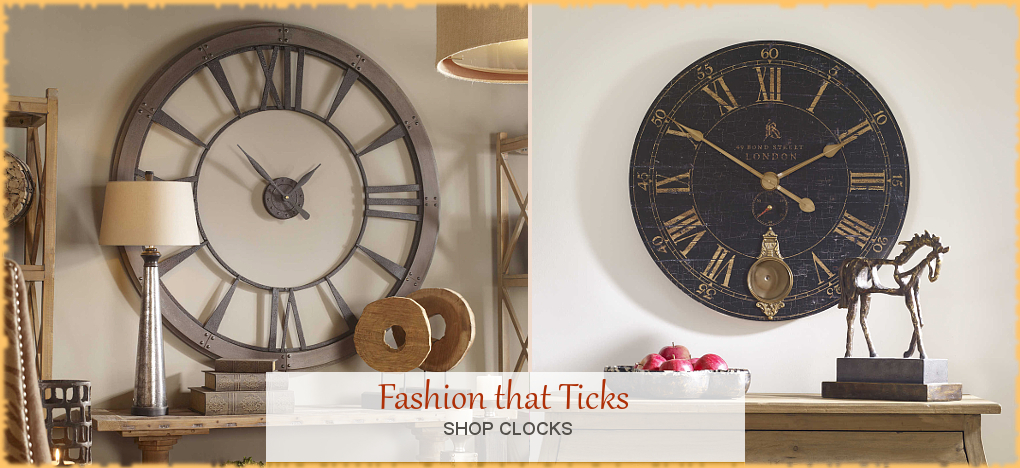 Modern Mediterranean Wall Clocks | Largest Selection | FREE Shipping, No Sales Tax | BellaSoleil.com Tuscan Decor Since 1996