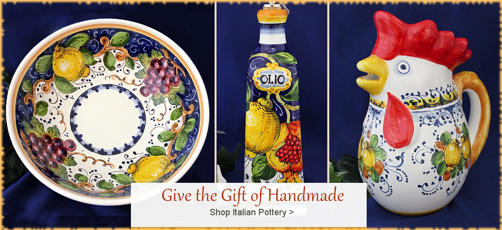 Italian Pottery Made in Italy SALE | Largest Selection | FREE Shipping, No Sales Tax | BellaSoleil.com Tuscan Decor Since 1996