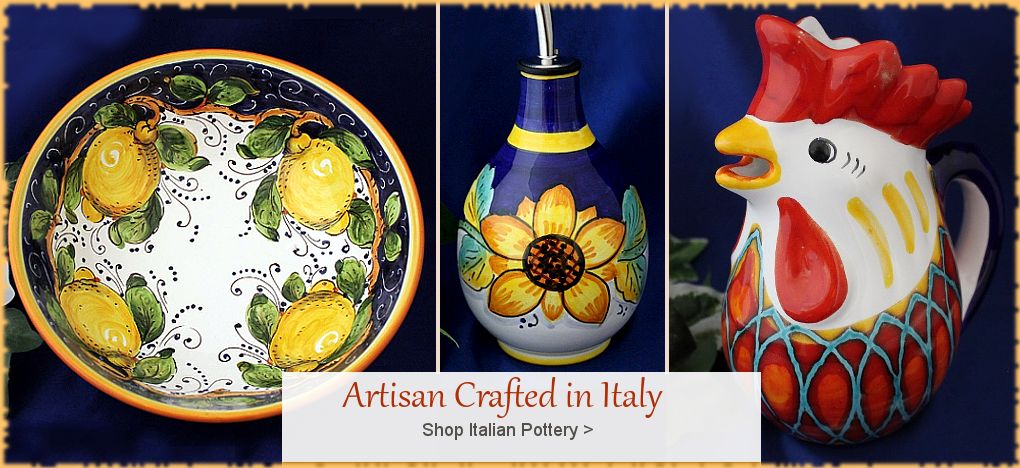 Italian Pottery Italian Ceramics from Deruta Tuscany Sicily MOTHERS DAY SALE | FREE SHIPPING SALE | BellaSoleil.com Tuscan Decor Since 1996