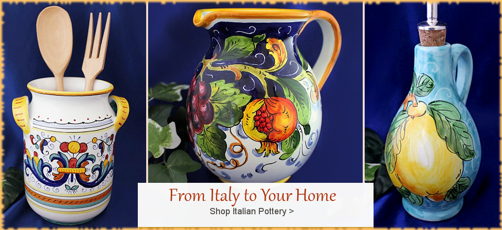Italian Pottery SALE | Largest Selection | FREE Shipping, No Sales Tax | BellaSoleil.com Tuscan Decor Since 1996