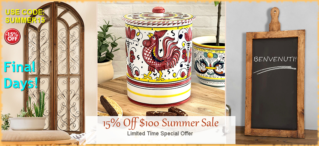 Italian Pottery Modern Mediterranean Home Decor SALE
