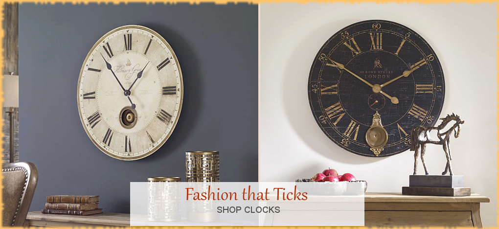 Modern Mediterranean Wall Clocks | Largest Selection | FREE Shipping, No Sales Tax | BellaSoleil.com Tuscan Decor Since 1996