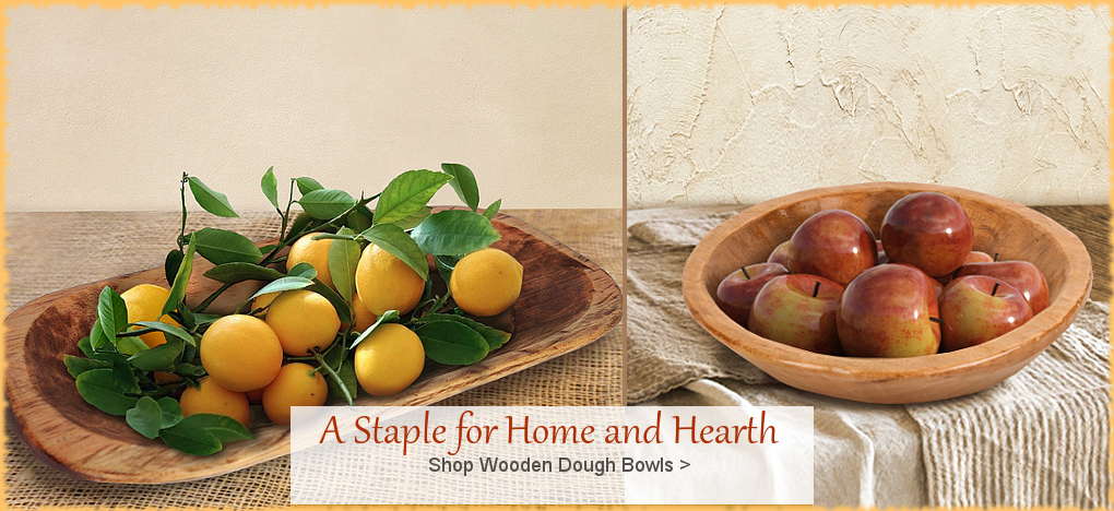 Modern Mediterranean Wooden Dough Bowls | Largest Selection | FREE Shipping, No Sales Tax | BellaSoleil.com Tuscan Decor Since 1996