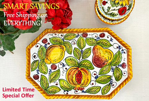 Italian Pottery Sale | BellaSoleil.com Italian Pottery and Tuscan Decor Since 1996