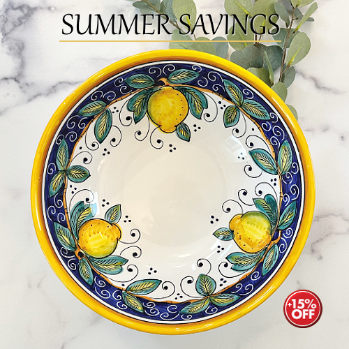Italian Pottery Modern Mediterranean Decor Sale | BellaSoleil.com Since 1996