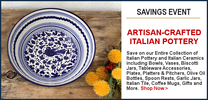 Italian Pottery Sale | BellaSoleil.com Since 1996
