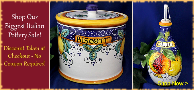 Italian Pottery Sale | BellaSoleil.com Italian Pottery and Tuscan Decor Since 1996