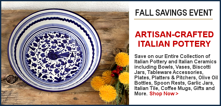 Italian Pottery Sale | BellaSoleil.com Since 1996