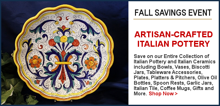 Italian Pottery Sale | BellaSoleil.com Since 1996