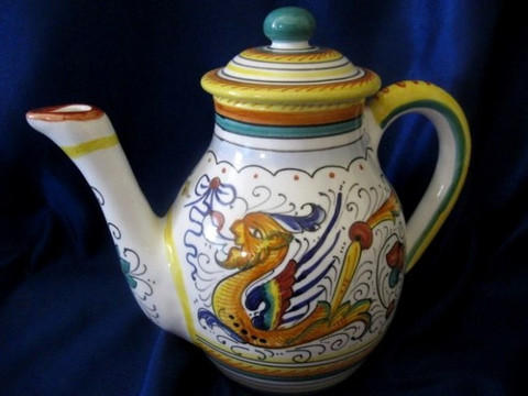 Deruta Teapot Coffee Pot