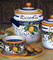 Deruta Lemon Biscotti Jar