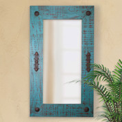Tuscan Mirror, Tuscan Rustic Mirror, Reclaimed Wood Mirror