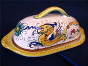 Deruta Raffaellesco Butter Dish