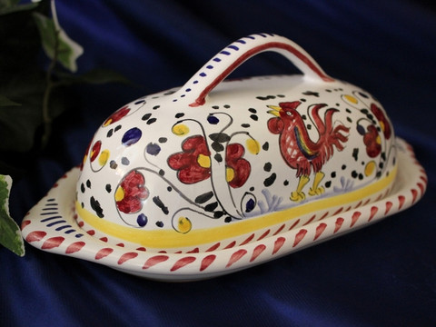 Deruta Orvieto Butter Dish