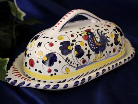 Deruta Orvieto Butter Dish