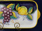 Deruta Lemons Grapes Serving Platter