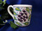 Deruta Grape Coffee Cup, Deruta Coffee Cup, Deruta Coffee Mug