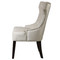 White Tufted Wing Chair, Tufted Wing Chair