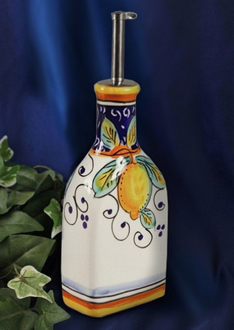Tuscan Lemons Olive Oil Bottle