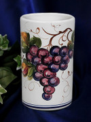 Italian Grapes Wine Cooler Utensil Holder