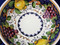 Tuscan Lemons Grapes Fruit Serving Bowl, Tuscany Serving Bowl