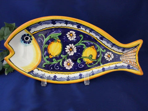 Vietri Fish Plate 