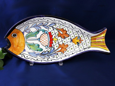 Vietri Fish Plate 
