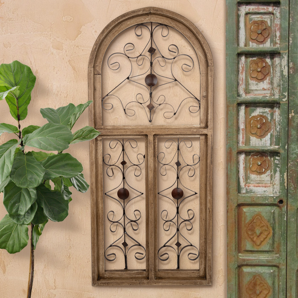 Bellasoleil Com Arched Mediterranean Window Wall Grille White