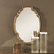 French Tuscan Oval Mirror