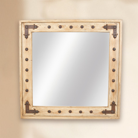 Reclaimed Wood Rustic Mirror