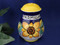 Deruta Sunflower Cheese Shaker, Ceramic Cheese Shaker Handmade in Italy