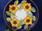 Deruta Tuscan Sunflower Plate