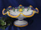 Deruta Lemon Pedestal Bowl, Deruta Lemon Bowl, Deruta Pedestal Bowl